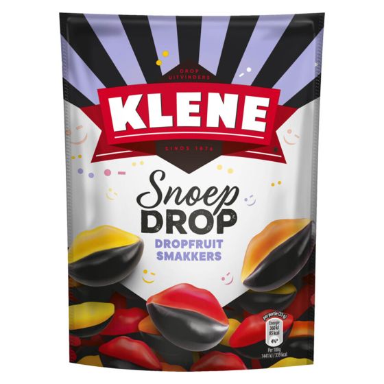 Klene Dropfruit Smakkers 200g