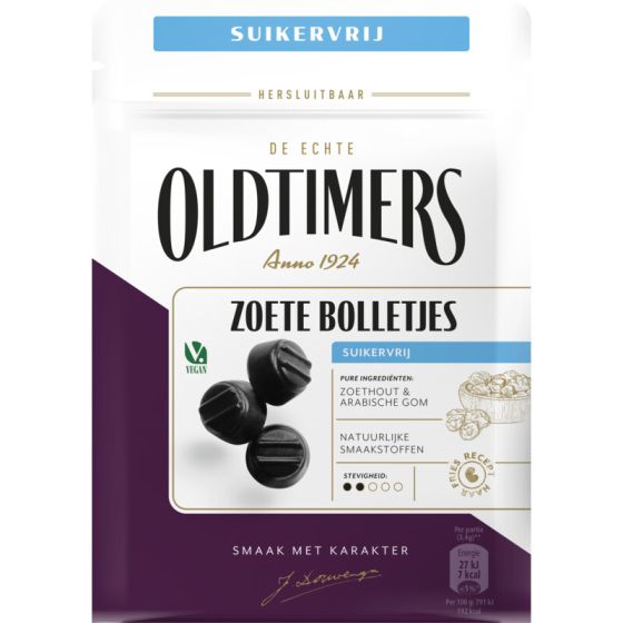 Oldtimers Zoete Bolletjes suikervrij 100g