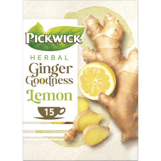 Pickwick GingerGoodnes Gember & Citoen 15 x 1,75g