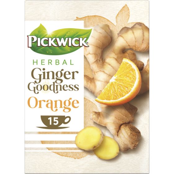Pickwick GingerGoodnes Gember & Sinaas 15 x 1,75g
