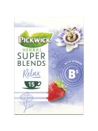 Pickwick Super Blends Relax Passion flower, Camomile, Strawberry & Vitamin B5 15 x 1,5g