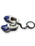 Sleutelhanger klompjes - 2 klompjes - Kleur: Defltsblauw