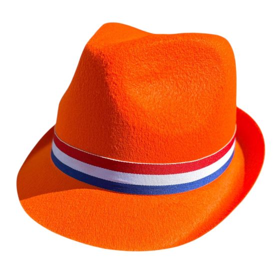 Oranje Feest Hoed Nederlandse vlag
