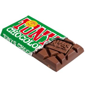 Tonys Chocolonely Melk 32% Hazelnoot 180g  (THT 26.06.2026)
