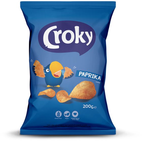 Croky Paprika Chips 200g
