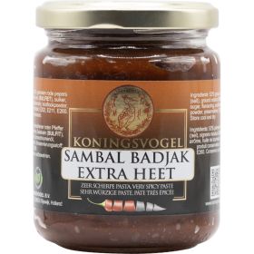 Koningsvogel Sambal Badjak extra Heet 280g