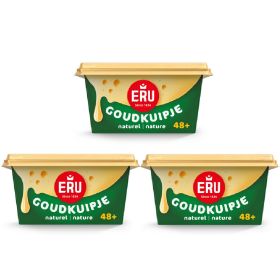 3 x Eru Goudkuipje Naturel XXL Smeerkaas 200g
