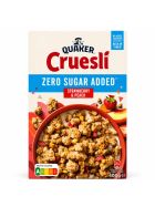 Quaker Cruesli Aardbei & Perzik Zero Sugar 400g (THT 13.09.2026)