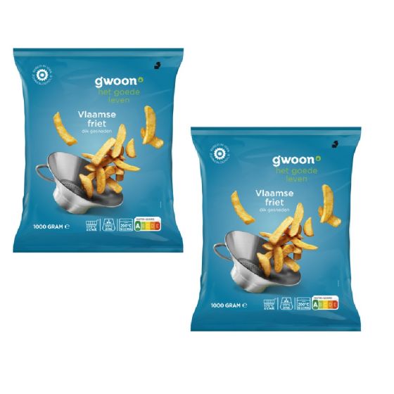 2 x Gwoon Vlaamse Friet  à 1000g