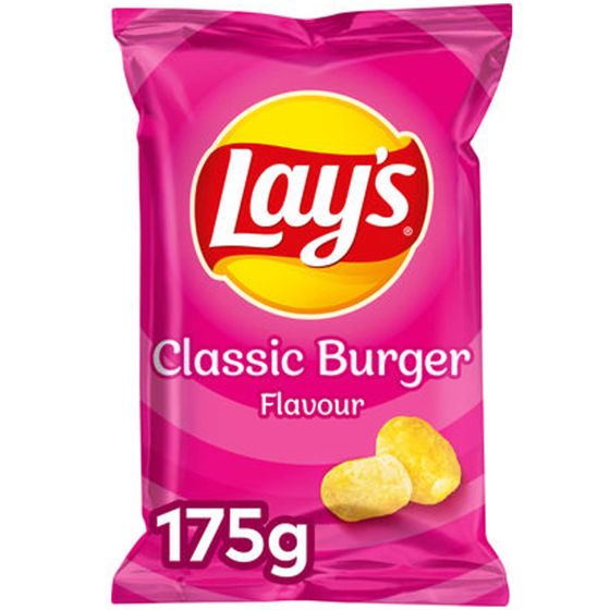 Lays Chips Classic Burger Style 175g (THT 13.12.2025)