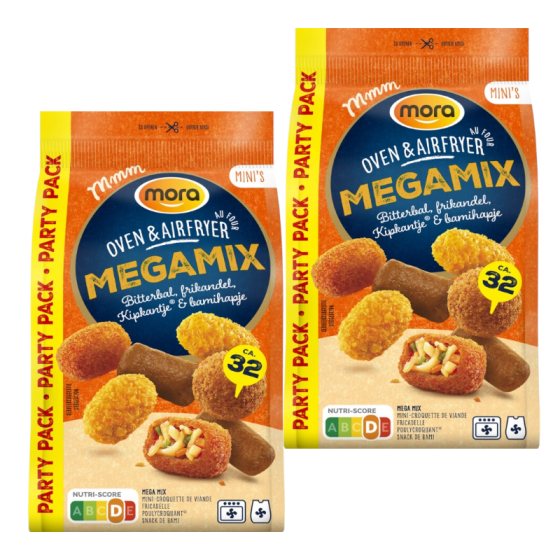 2 x Mora Oven & Airfryer MegaMix 624g