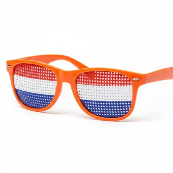 Oranje Glazen met tulpen