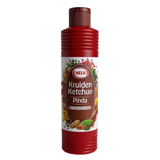 Hela Kruiden Ketchup Pinda 800ml