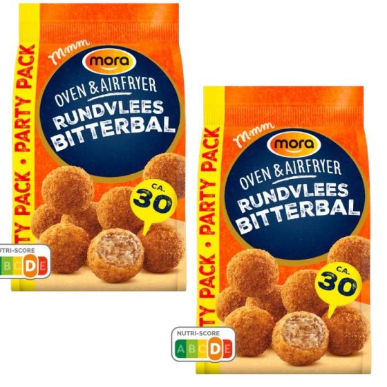 2 x Mora Oven & Airfryer Bitterballen 30 Stk.