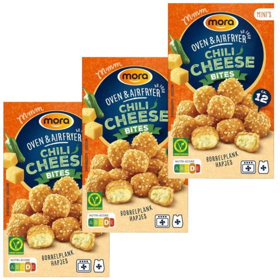 3 x Mora Oven & Airfryer Chili Cheese Bites 240g