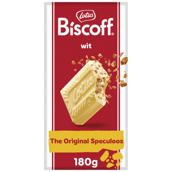 Lotus Biscoff Chocolate Wit Crisp Speculoos 180g