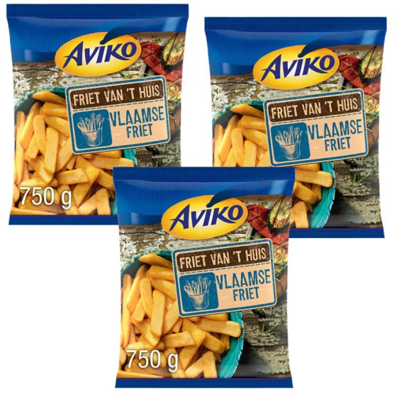 3 x Aviko Vlaamse Friet 750g
