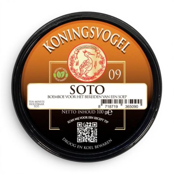 Koningsvogel Boemboe Soto 100g