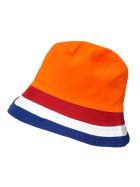 Zonne-Visserhoed Oranje met rood-wit-blauw