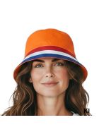 Zonne-Visserhoed Oranje met rood-wit-blauw