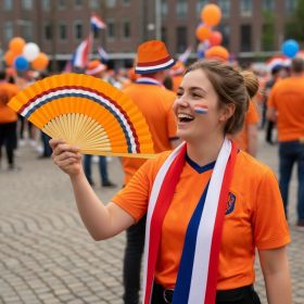 Oranje Handwaaier