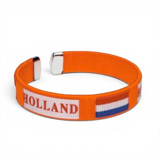 Oranje armband Holland