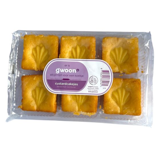 Gwoon Roomboter Custerdcakjes 240g (THT 22.06.2026)
