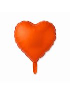 Folieballon Hart Oranje 45cm