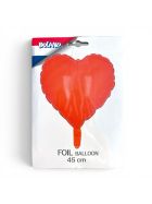 Folieballon Hart Oranje 45cm