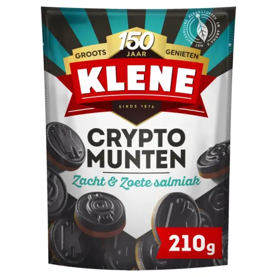 Klene Crypto Munten 210g