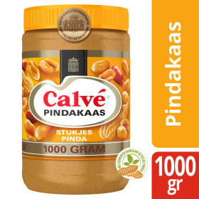 Calve Pindakaas Erdnussbutter m. stukjes Noot 1 Kg